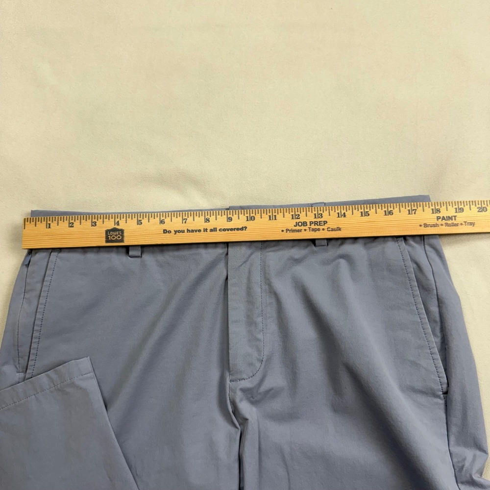 Vineyard Vines On-The-Go Pant Mens *34x30* Gray Blue Performance Chino FLAW - Picture 3 of 7